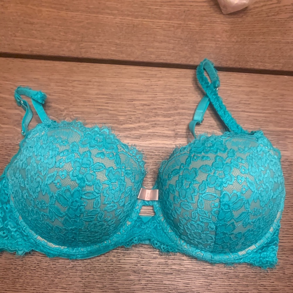 Aerie 36D Teal Push Up Bra